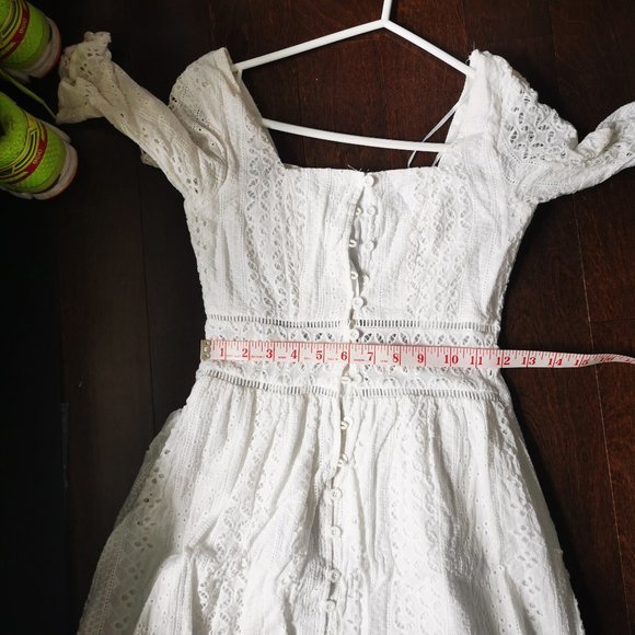 Lace Cotton Embroidered Dress - Picture 6 of 7